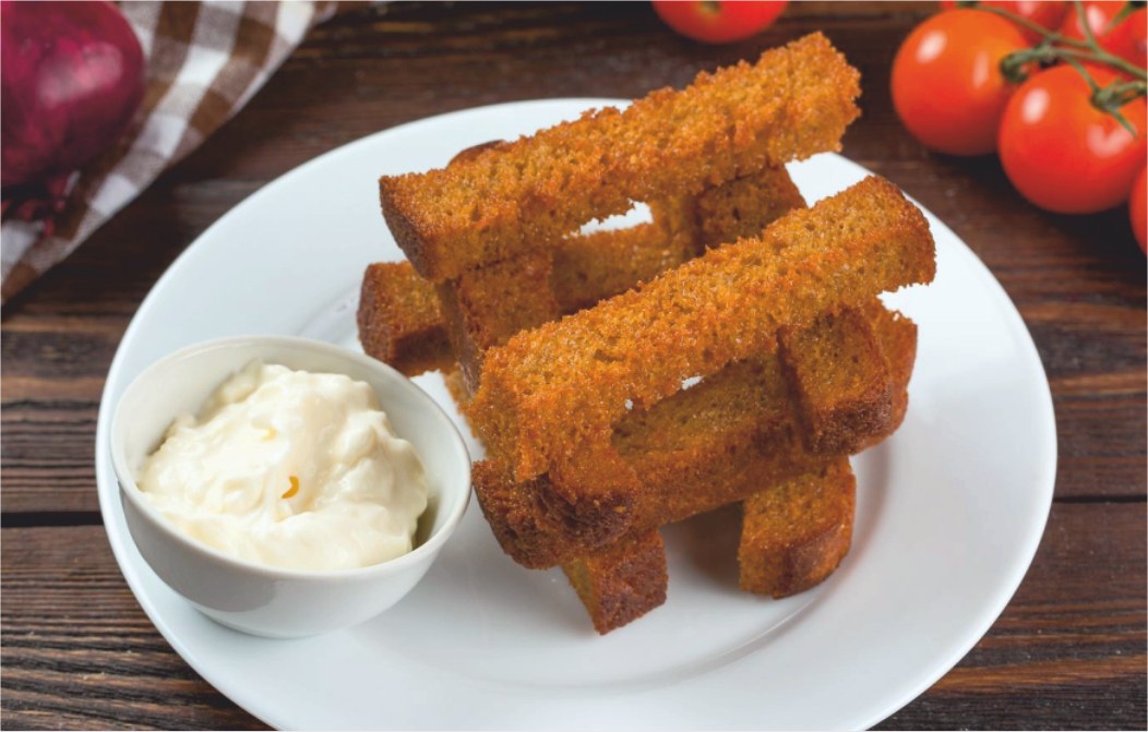 Гренки чесночные