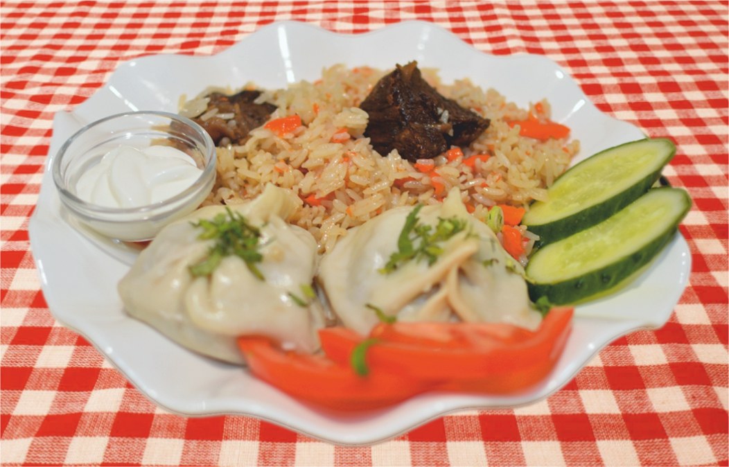 Микс манты и плов
